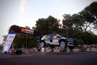 El tramo urbano del Rally Andalucía Sierra Morena, en imágenes