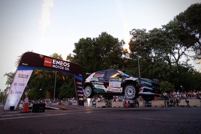 El tramo urbano del Rally Andalucía Sierra Morena, en imágenes