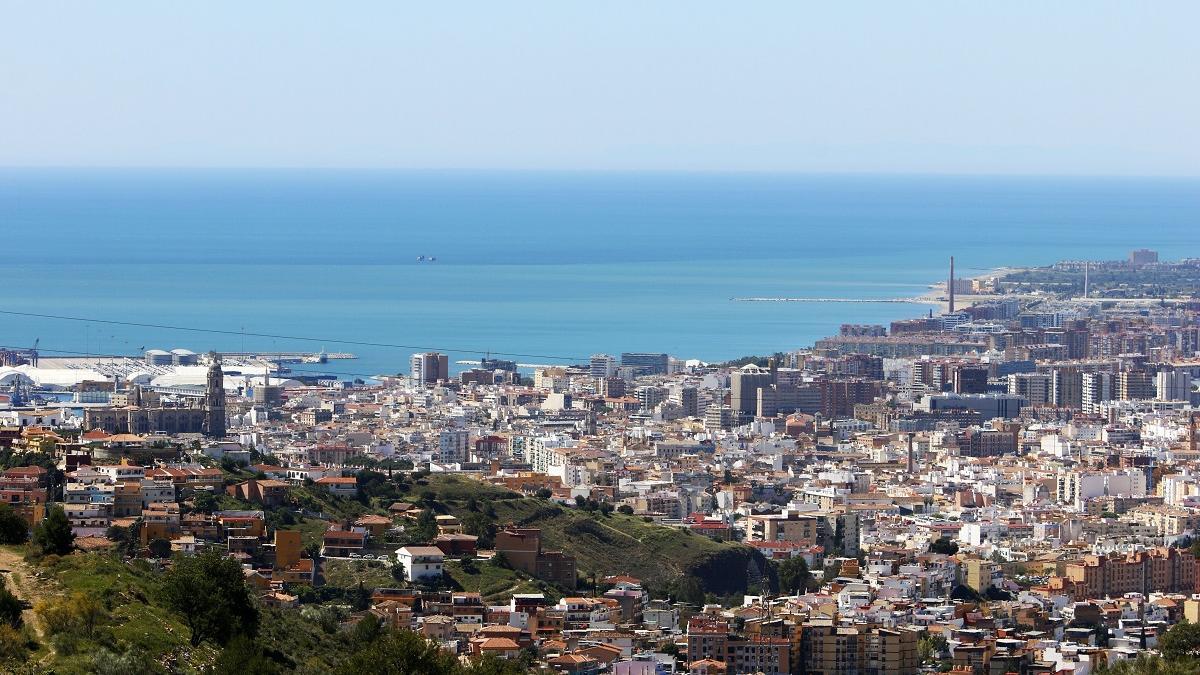 Una vista de Málaga.