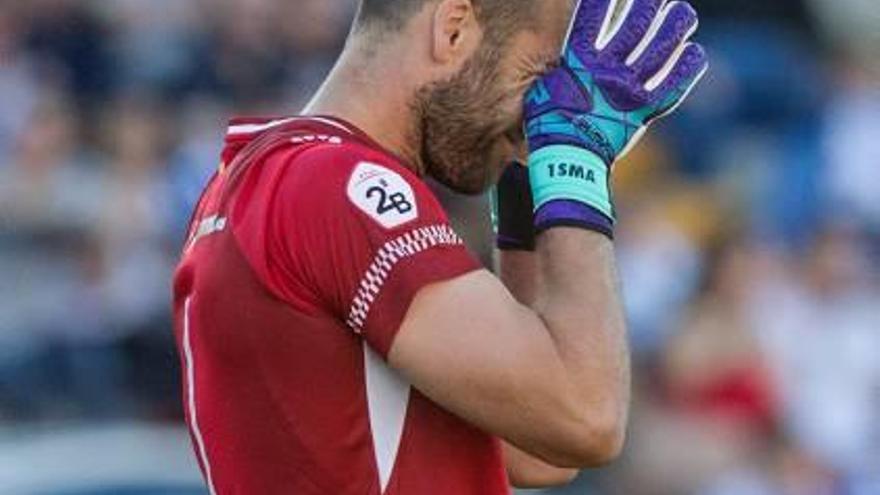 Falcón, durante el actual «play-off» de ascenso.