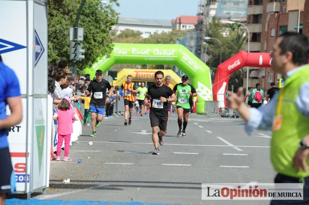 Media Maratón de Murcia: llegada (2ª parte)