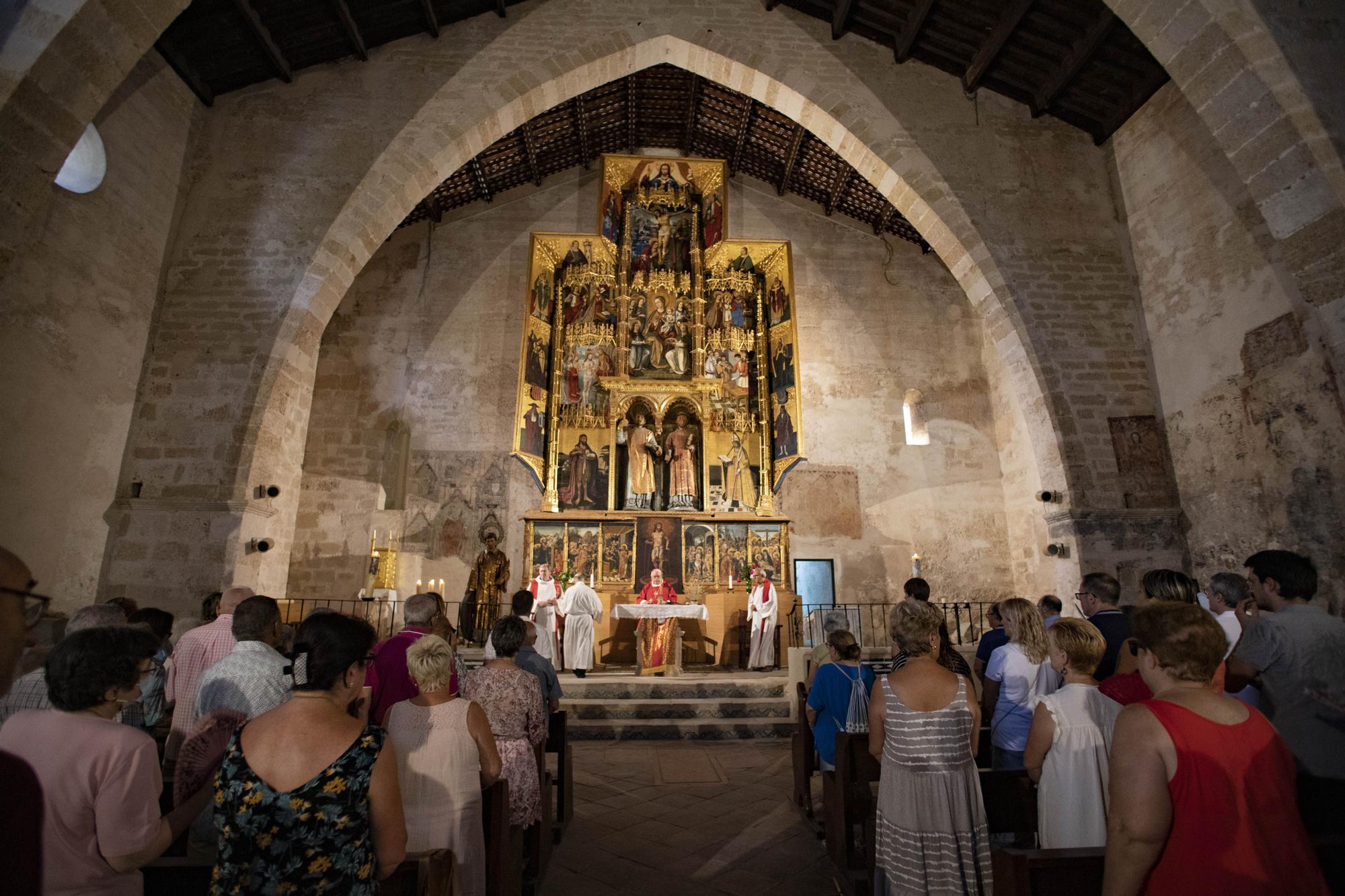 La ermita Sant Feliu de Xàtiva se llena tras dos años sin celebrar su patrón