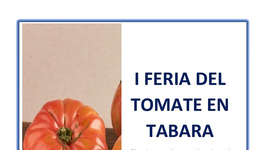 Tábara celebra la I Feria del Tomate este sábado