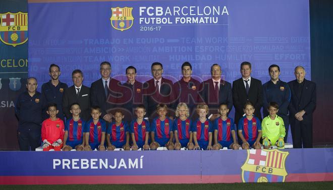 Las imágenes de la presentacion de la cantera del FC Barcelona