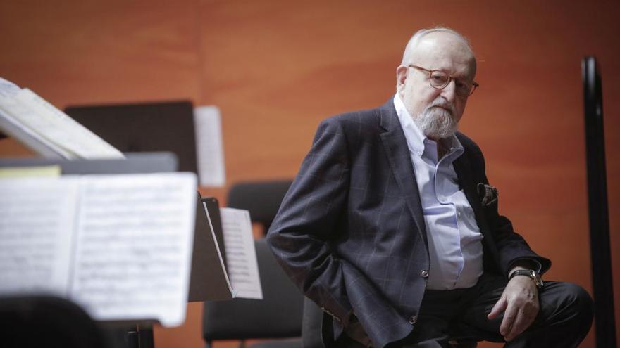 Penderecki: &quot;Nací compositor. Escucho la música en mi cabeza y luego la escribo&quot;