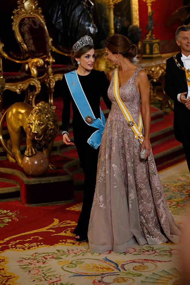 Letizia Ortiz, muy cómplice con Juliana Awada