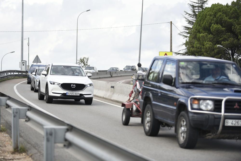 L'operació tornada deixa cues a la C-55, a Castellgalí