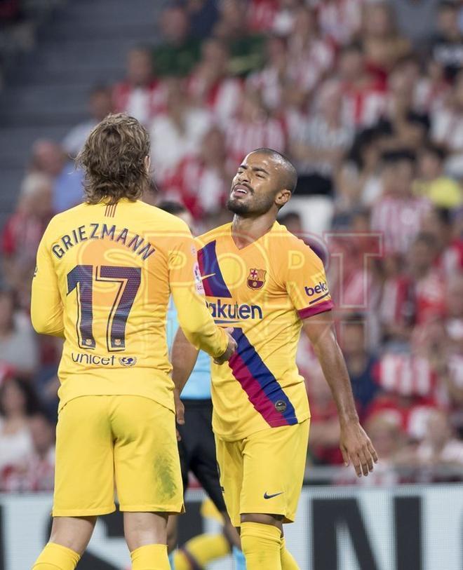 Imágenes del partido entre el  Athletic Club Bilbao,1 - FC Barcelona, 0 correspondiente a la jornada 01 de LaLiga Santander y que se ha disputado en San Mamés, Bilbao.