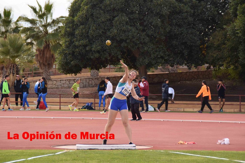 Regional absoluto y sub-23 de atletismo en Lorca (I)