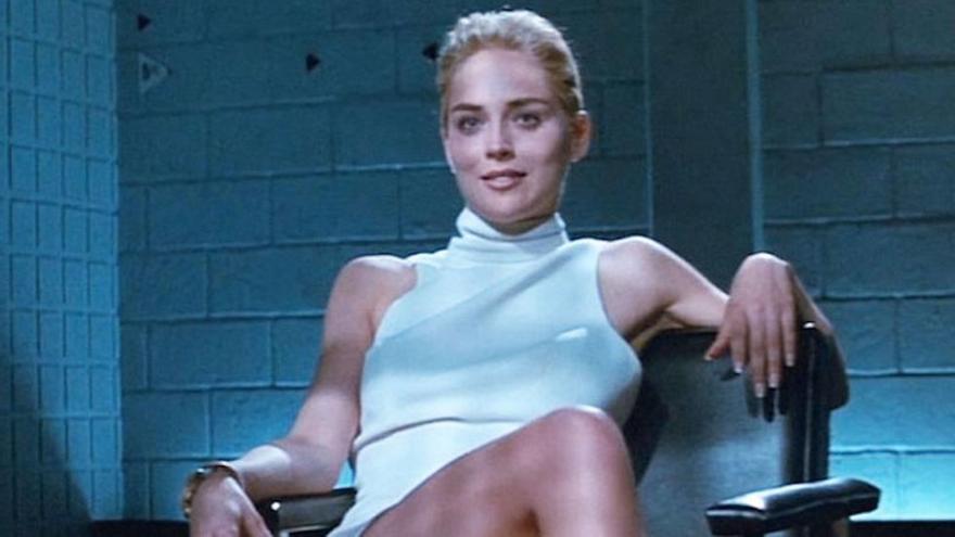 Sharon Stone, fulminada por un rayo mientras planchaba en su casa