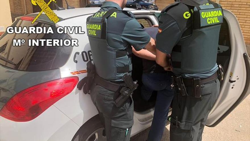 La Guardia Civil detiene al autor de 11 delitos contra la propiedad