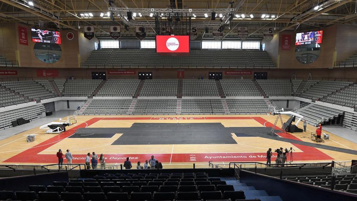 El contrato contempla también reemplazar el sistema del videomarcador del Palacio de los Deportes de Murcia.