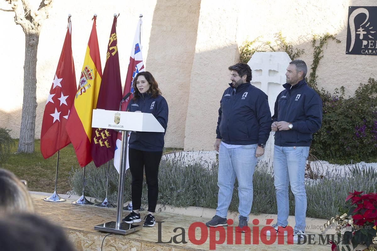 Así ha sido la visita de Isabel Díaz Ayuso a Caravaca de la Cruz