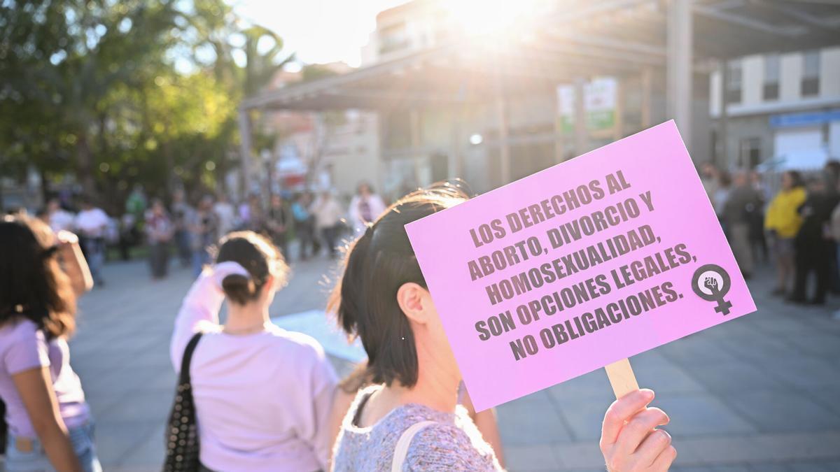 Protesta feminista, en una imagen de archivo.