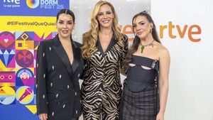 Ruth Lorenzo, Paula Vázquez, e Inés Hernand, presentadoras del Benidorm Fest