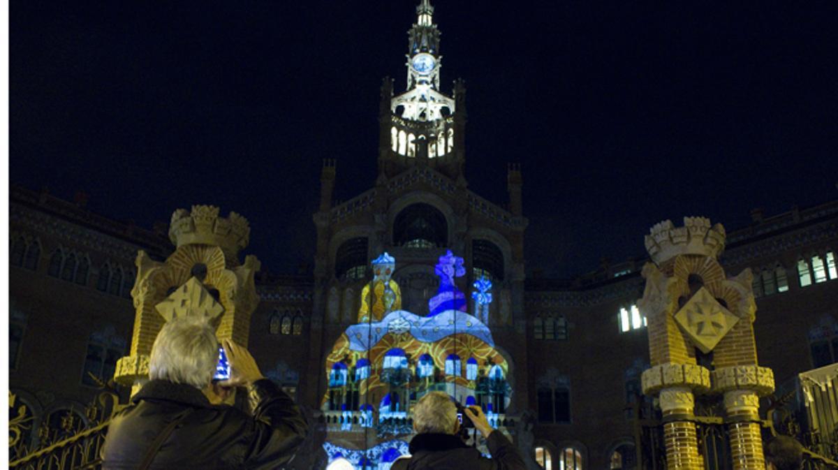 Mapping al Recinte Modernista de Sant Pau