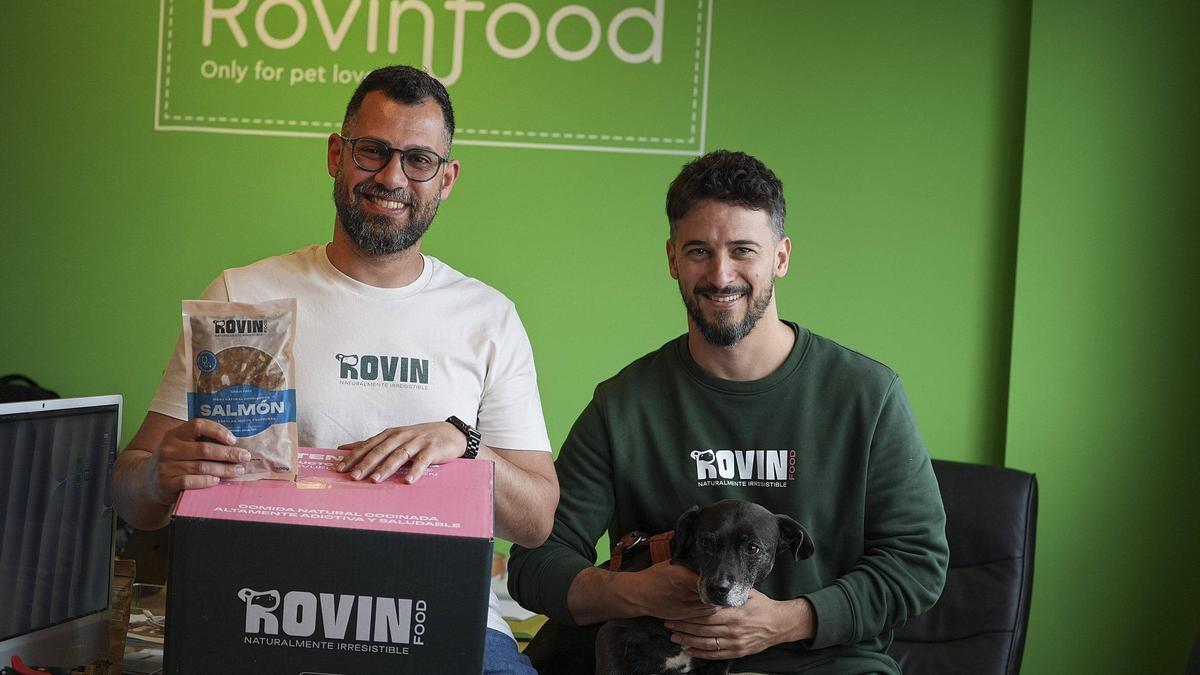 Roger Boyagi i Daniel Valdés, dos dels socis de l’empresa gironina Rovinfood.