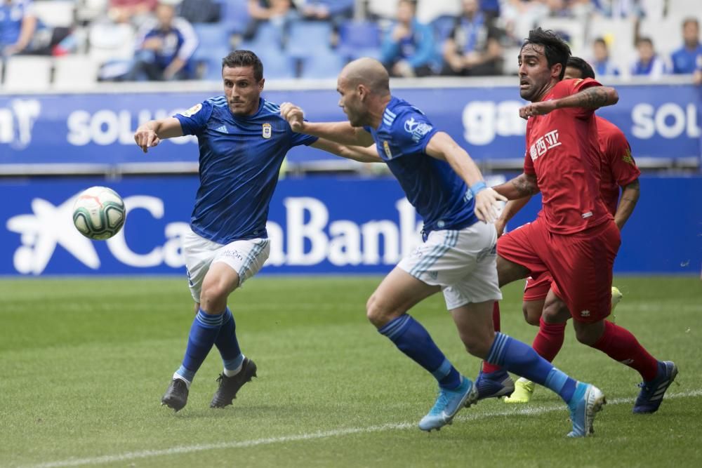 El partido del Oviedo ante el Numancia, en imágenes.