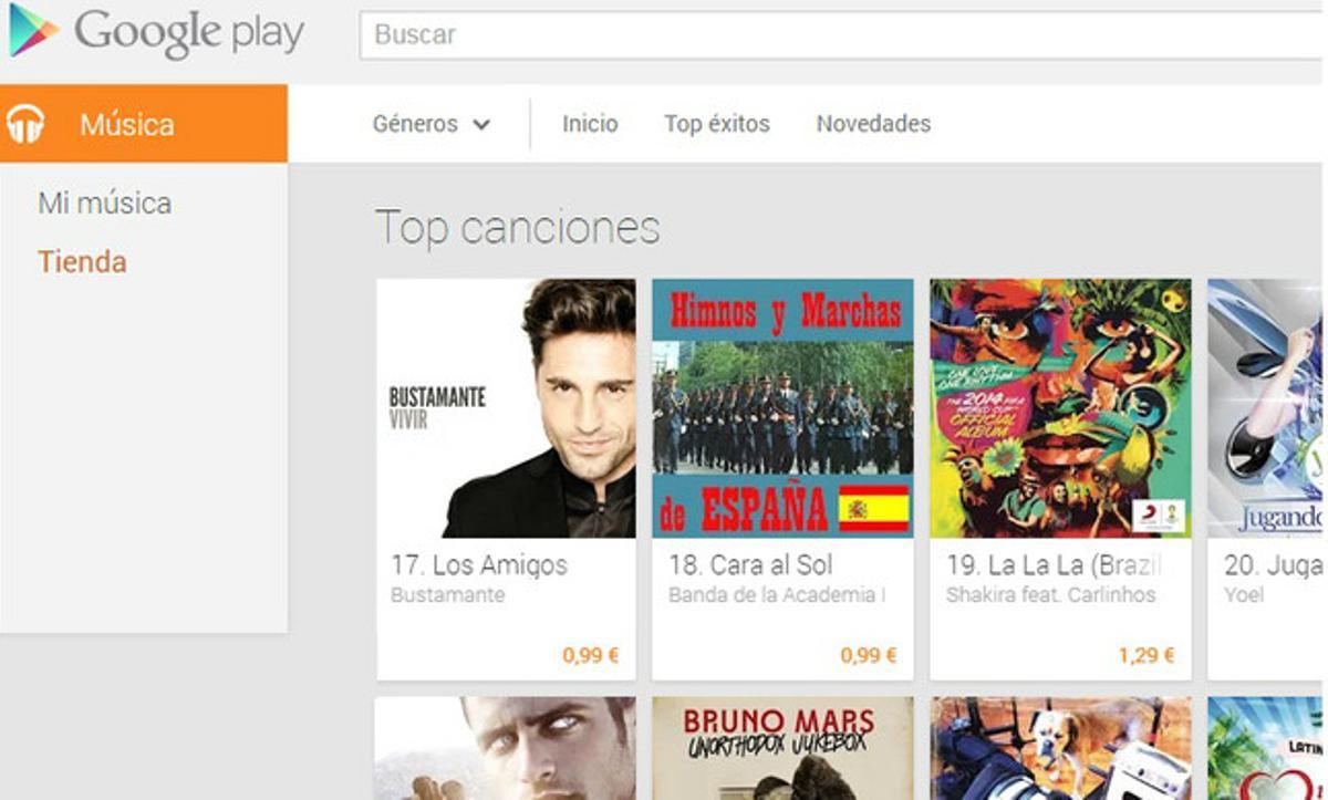 cara al sol canciones google play