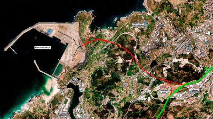 El Puerto adjudicará en abril la redacción del proyecto del tren a Langosteira