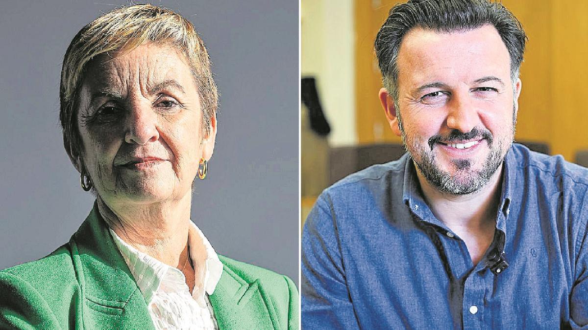 La consellera Marián Cano y el alcalde Pablo Ruz