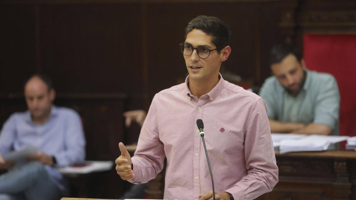 Ximo Catalán, en un pleno.