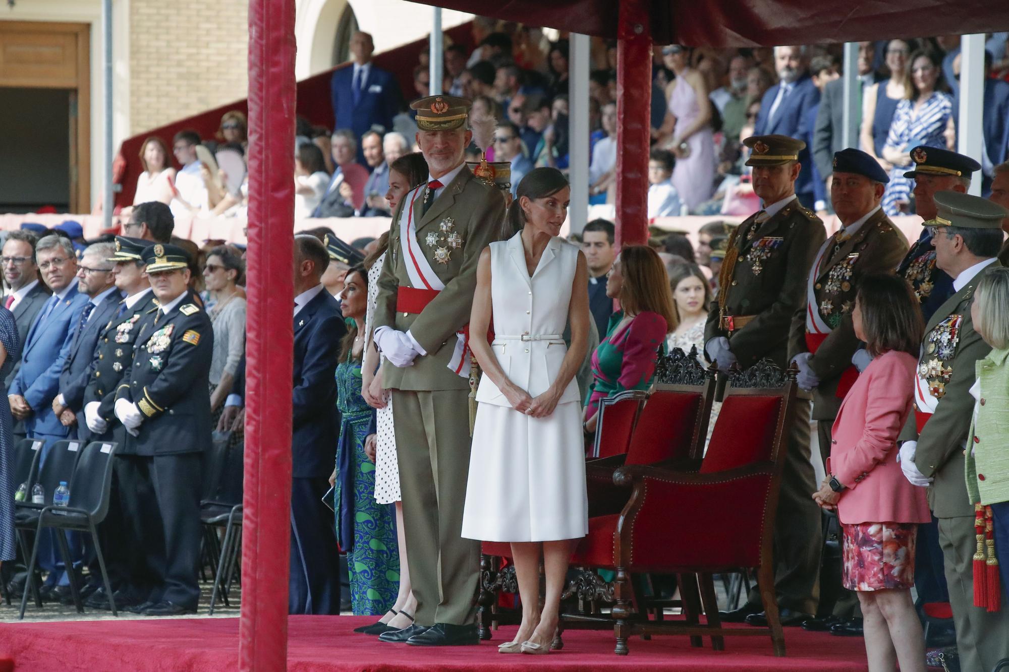 La princesa Leonor visita hoy por primera vez la Academia de Zaragoza junto a Felipe VI