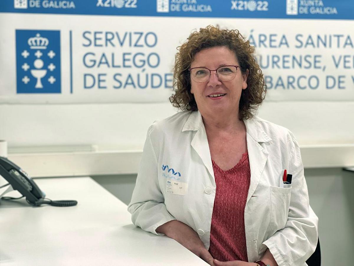 Isabel Paz, responsable de Microbiología en el hospital de Ourense.
