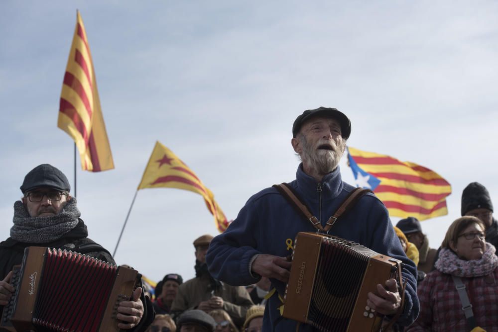 Acte a l'esplanada de Lledoners convocat per Assem