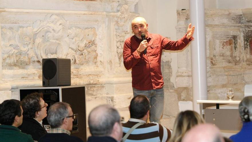 Javier Talegón, en una conferencia en la capital.