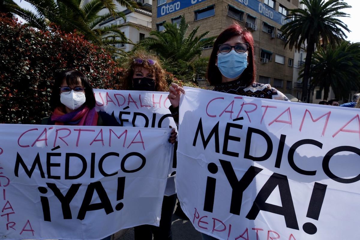 Manifestación por la sanidad pública en Málaga