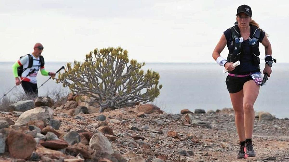 Un momento de la carrera en la que participó el llanerser Martín Álvarez