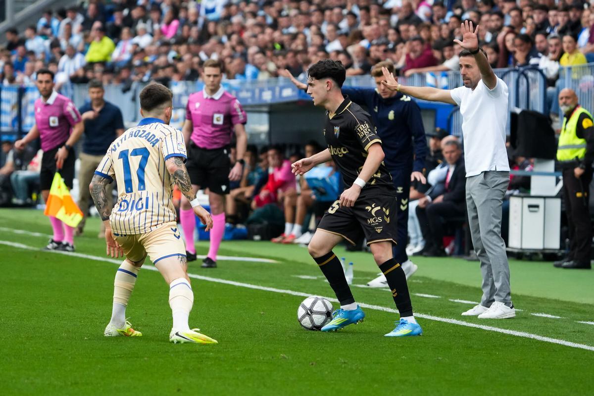 El Málaga CF - UD Las Palmas, en imágenes
