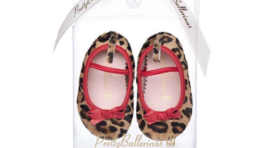 Modelo de leopardo y rojo de Pretty Ballerinas