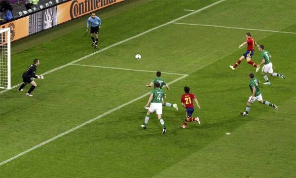 EL PARTIDO ESPAÑA 4- IRLANDA 0, EN IMÁGENES