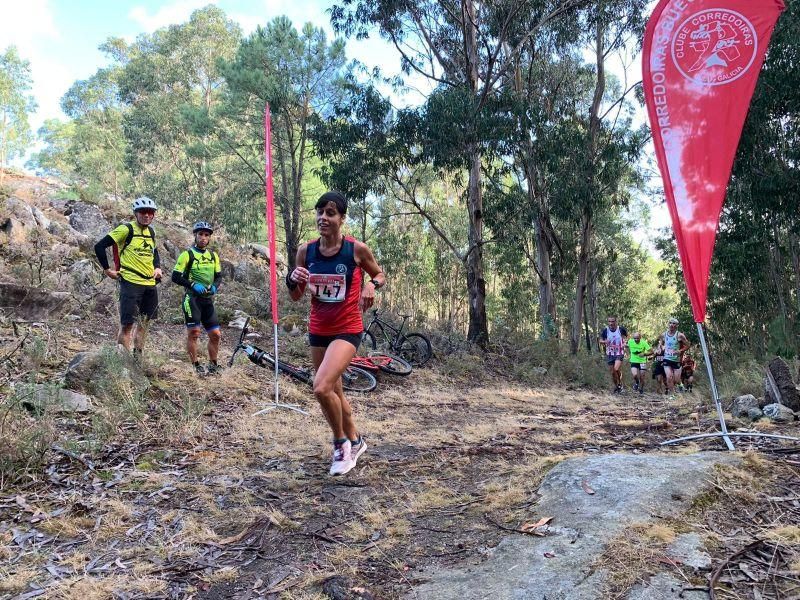 Prieto y Figueroa se cuelgan el oro en la 21K Costa da Vela. // Santos Álvarez