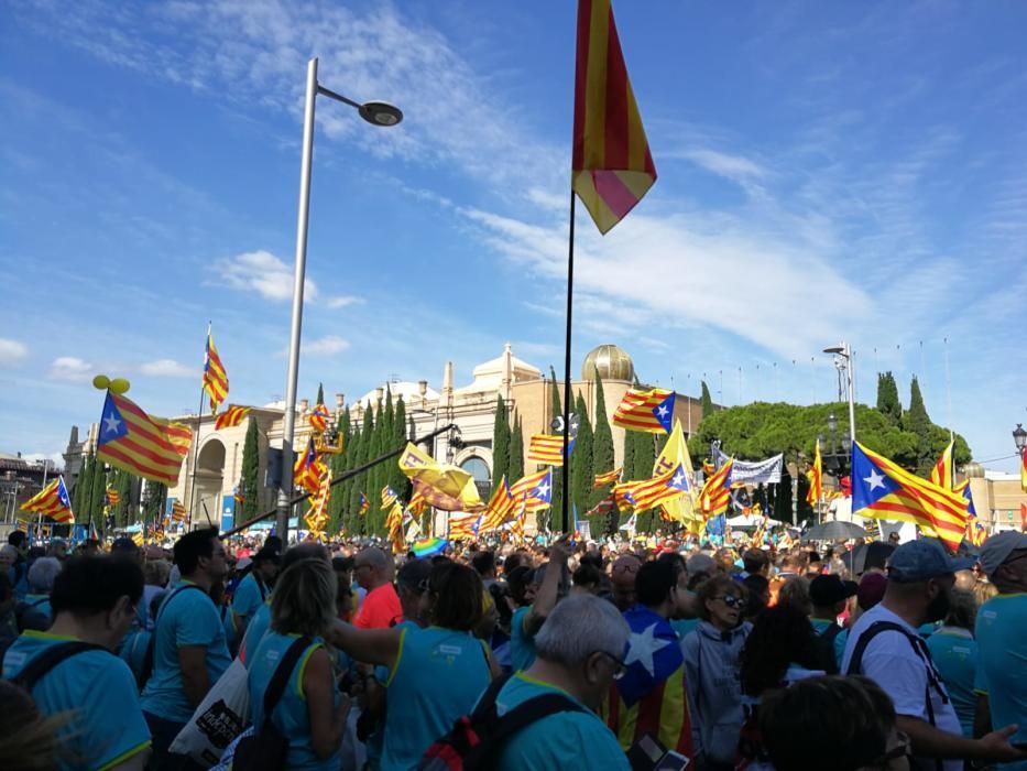 Empordanesos a la manifestació per la Diada 2019