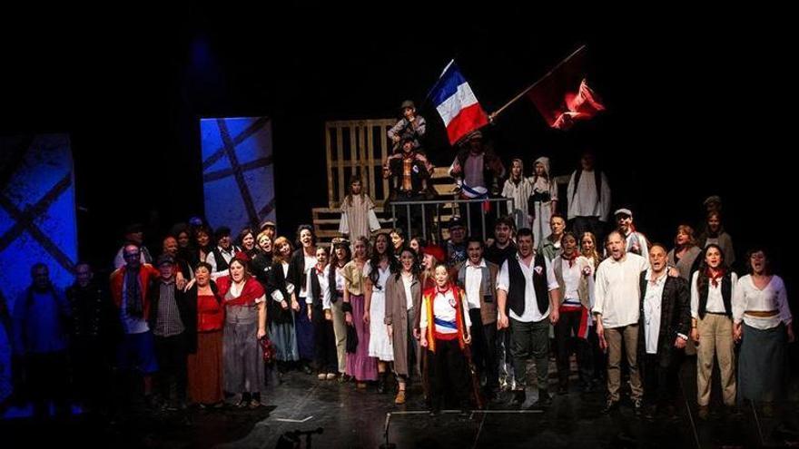 Un moment de l’obra «Gaudint els miserables»