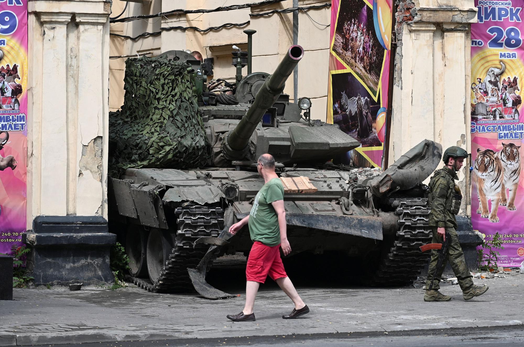 Wagner fighters deployed in Rostov-on-Don