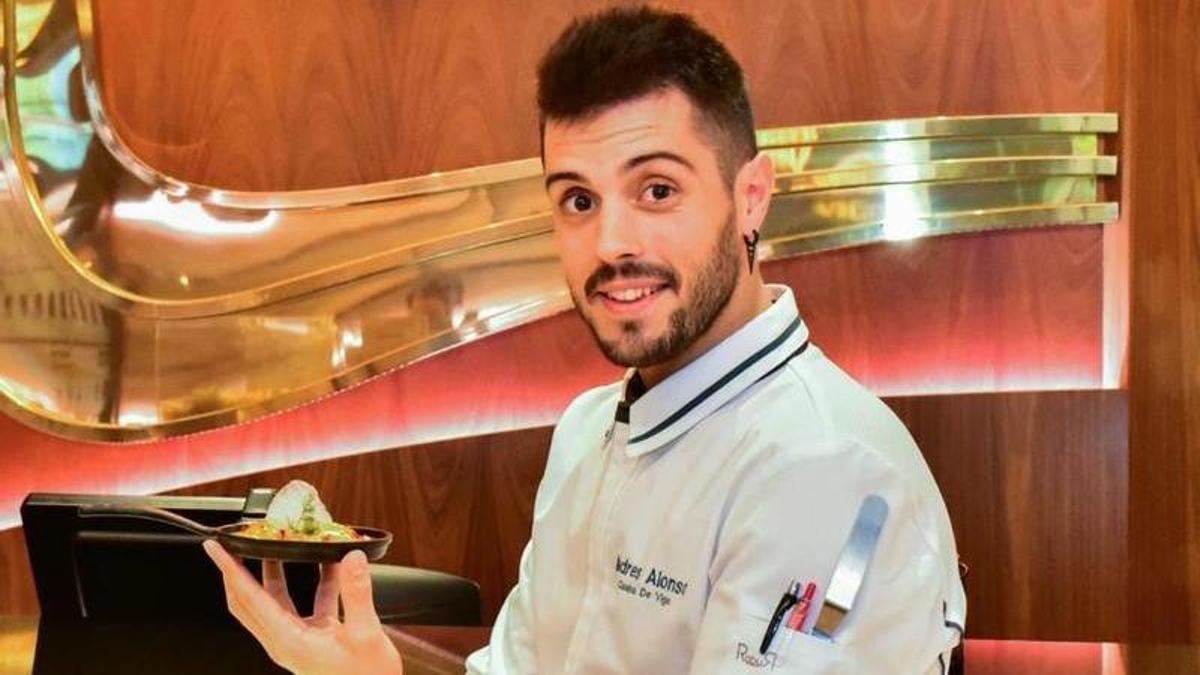 El Chef Andrés Alonso prepara los mejores menús de Navidad en el Casino de Vigo.