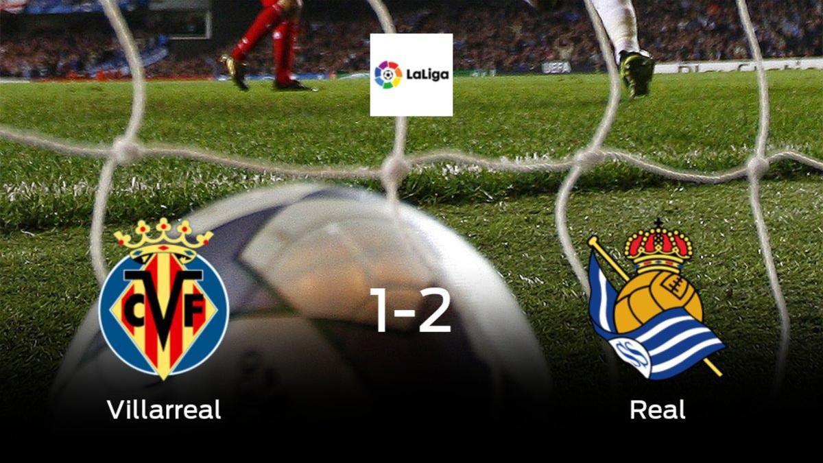 La Real Sociedad se lleva tres puntos a casa tras vencer 1-2 al Villarreal