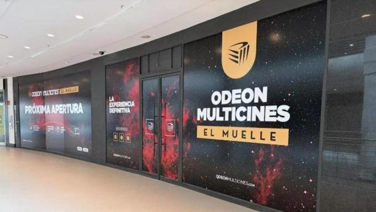 Emplazamiento de Odeon Multicines en el Centro Comercial El Muelle.