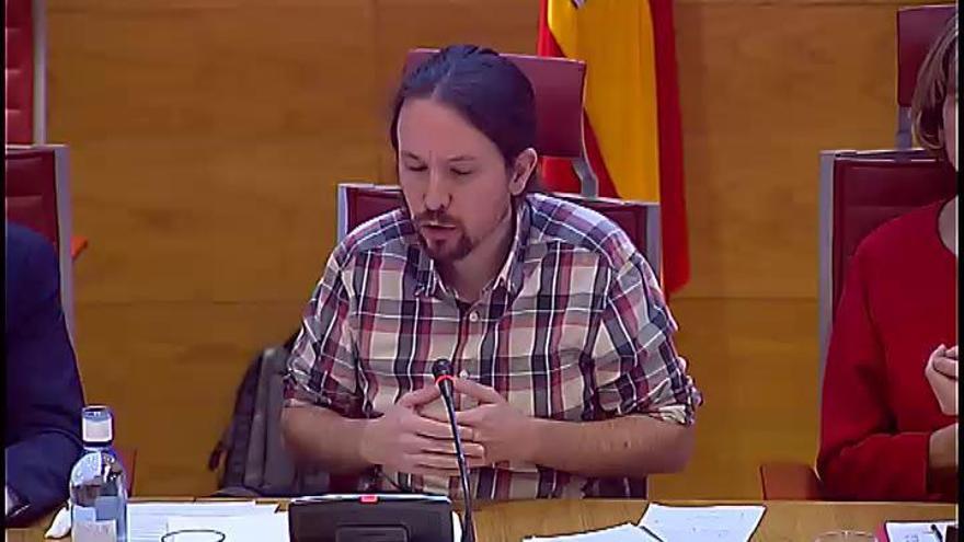 Los vídeos con los que el PP ha querido sonrojar a Iglesias en la comisión