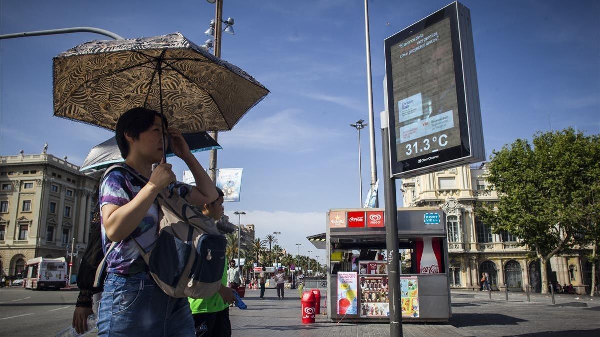 Calor en Cataluña