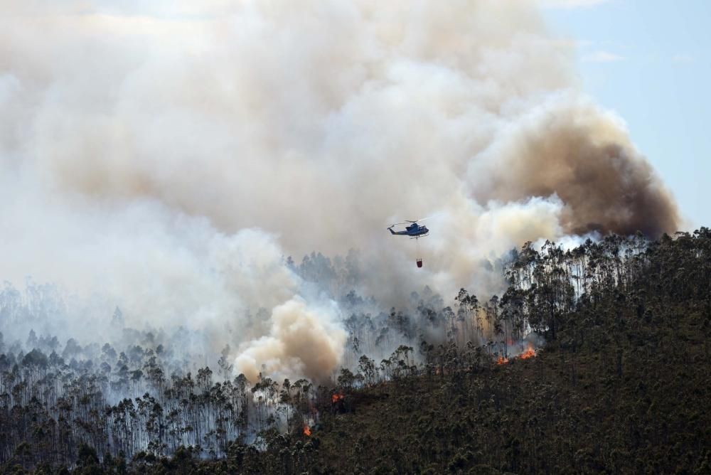 Incendio en Arousa