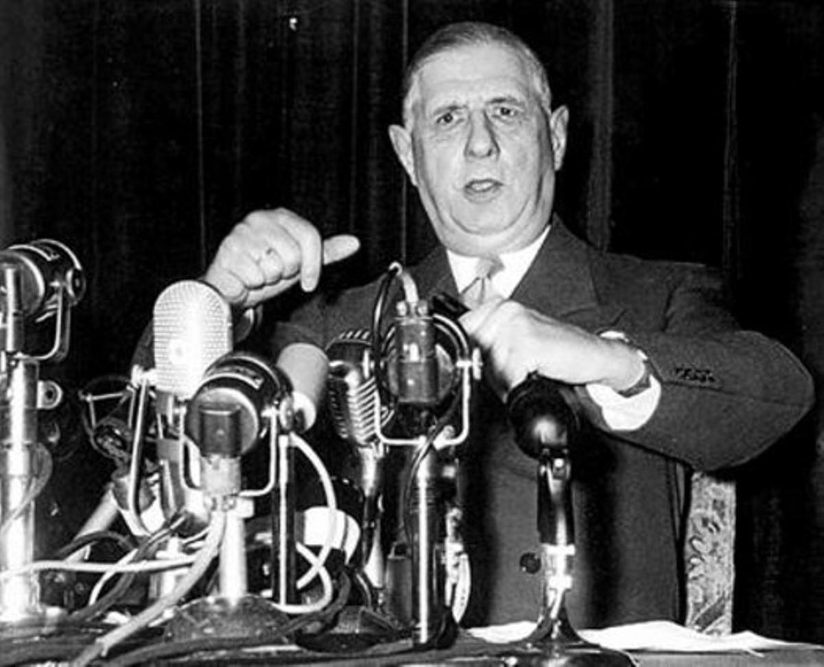 El general Charles de Gaulle.