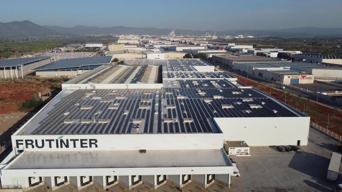 Vista aérea de las instalaciones del alamacén de Onda.