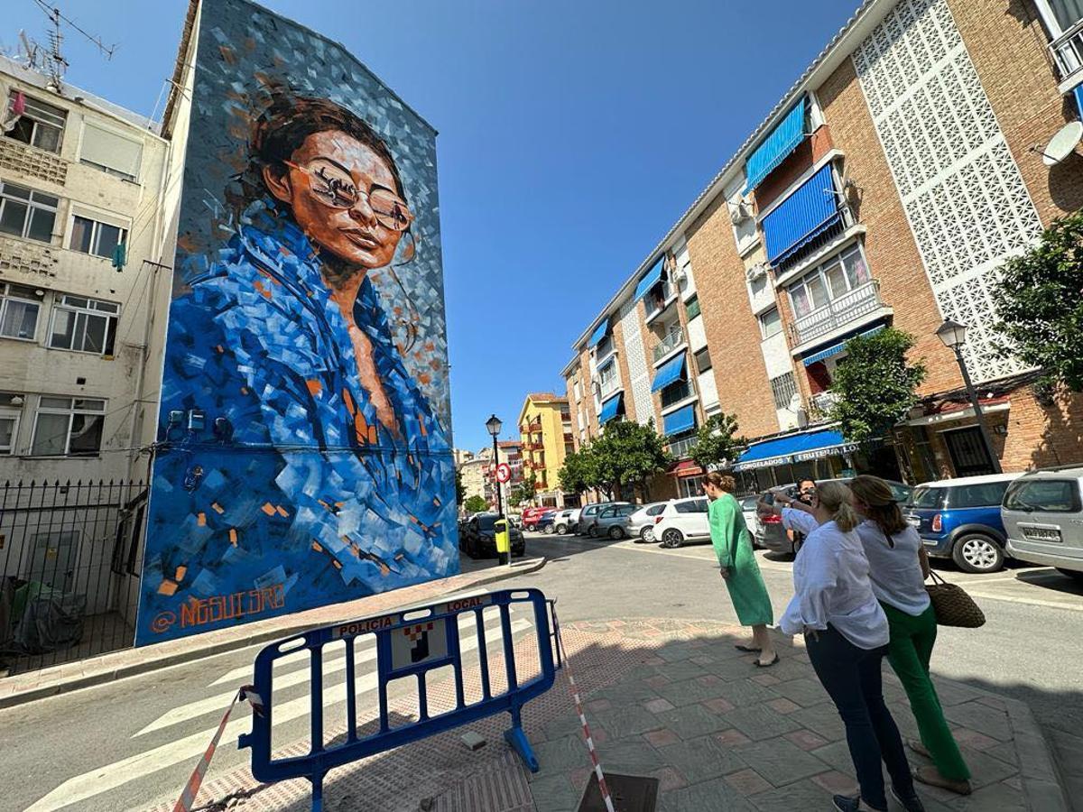 Obra mural de Nesui SR en Fuengirola.