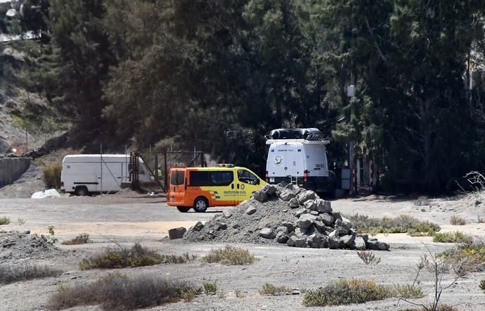 17/05/2019 ARGUINENGUIN. MOGAN. Busqueda de los inmigrates desaparecidos en el mar en Mogan. Localizado el cuerpo del bebé en Taurito y transladado al Puerto deportivo de Pasito Blanco.   Fotógrafa: YAIZA SOCORRO.  | 17/05/2019 | Fotógrafo: Yaiza Socorro