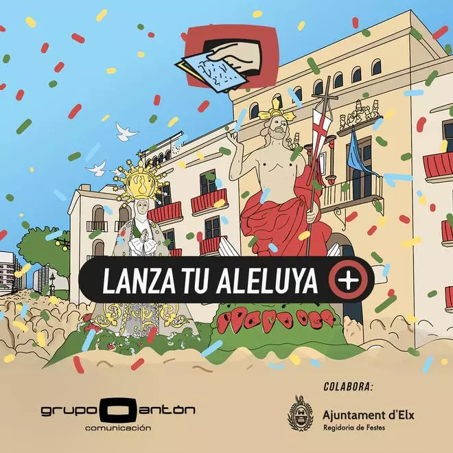 Las aleluyas de Elche sí se lanzarán este domingo, aunque serán virtuales